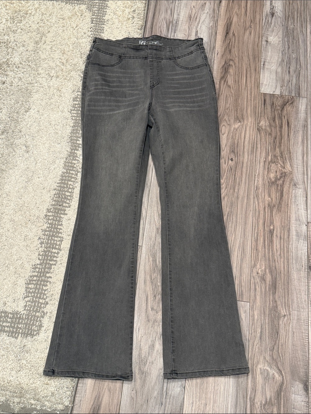 DG2 by Diane Gilman Gray Bootcut Jeans